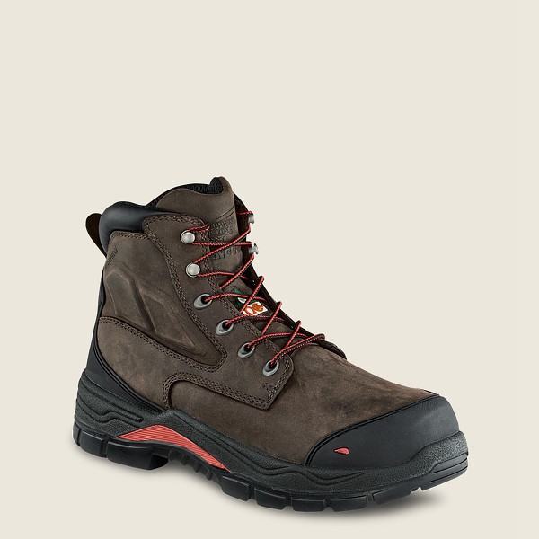 Red Wing Safety Boots King Toe® Adc - 6-inch Insulated Waterproof Csa Toe - Dark Grey - Mens PYN9483